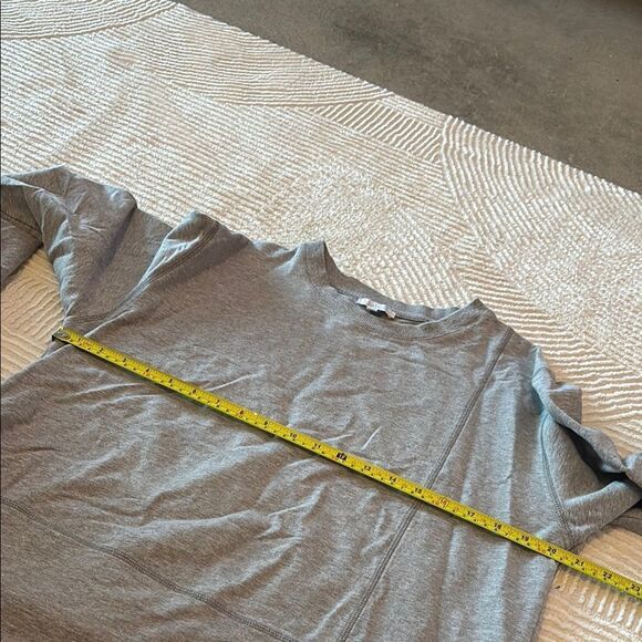 Calme by Johnny Was Gray Boxy Long Sleeve Sweatshirt - Picture 8 of 8